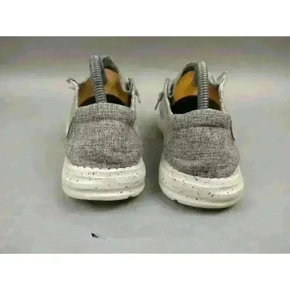 Hey Dude Women's‎ Wendy Linen Iron Womens Loafers Size 10 Gray